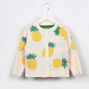 DRESS UP WITH CHEERFUL PINEAPPLE CARDIGAN